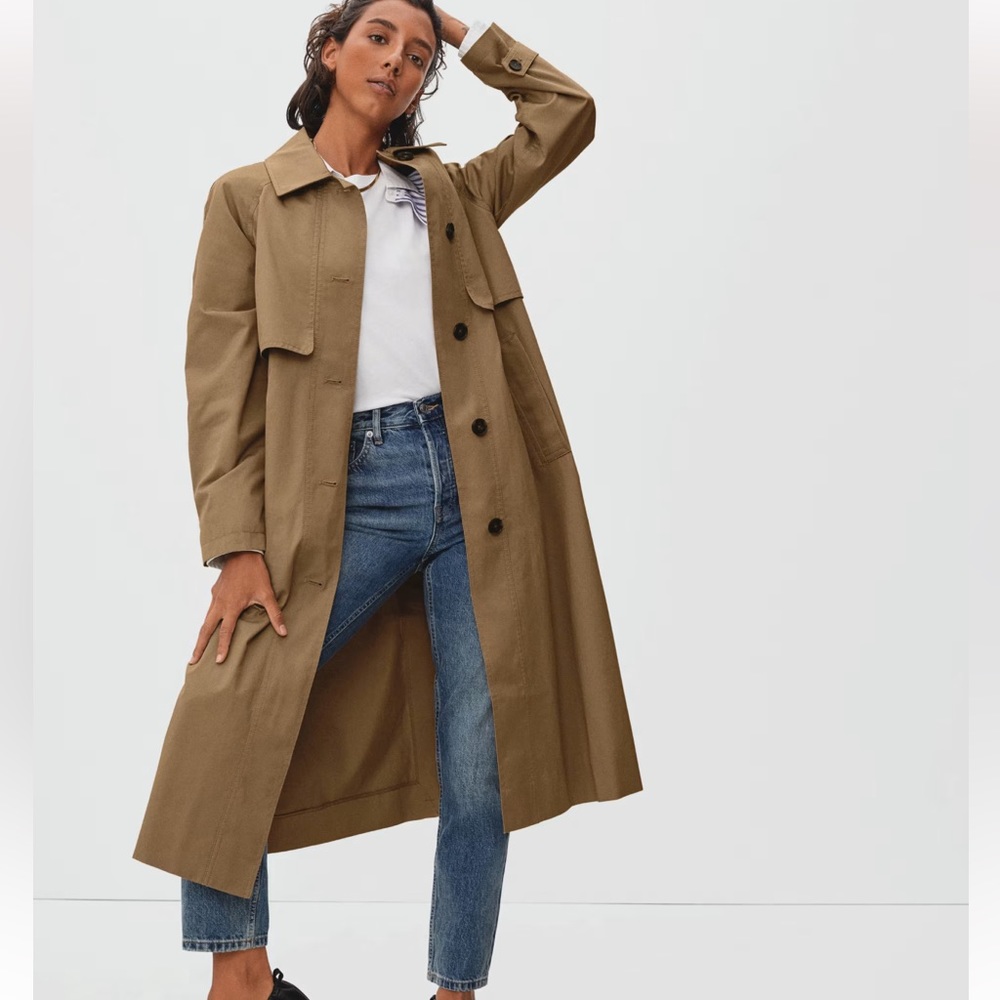 Everlane Long Mac Coat, NWT, size small